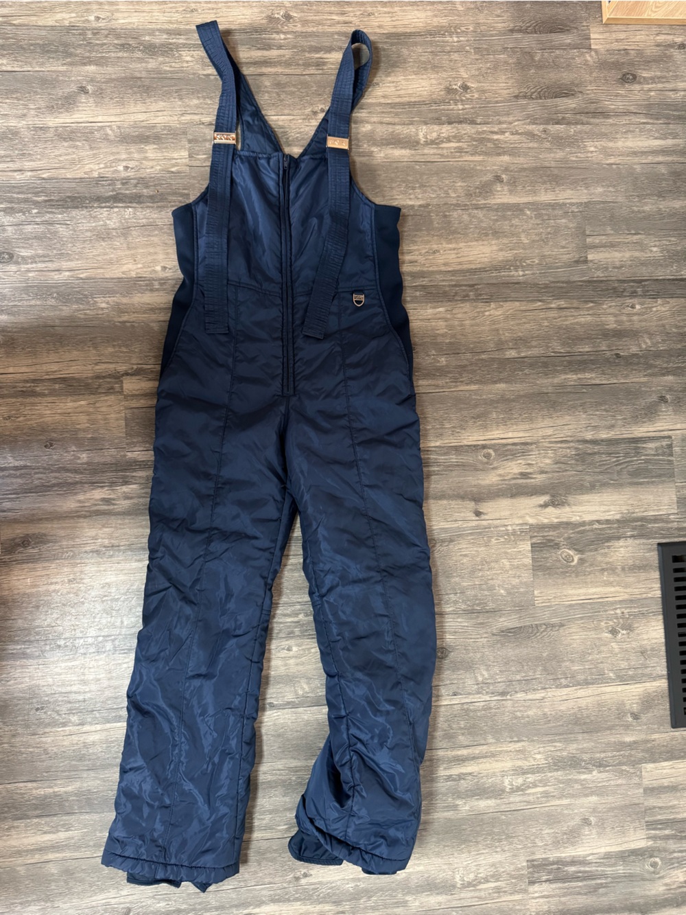 Vintage 70s SKYR Ski Snowboard Outdoor Bib Overalls Small
